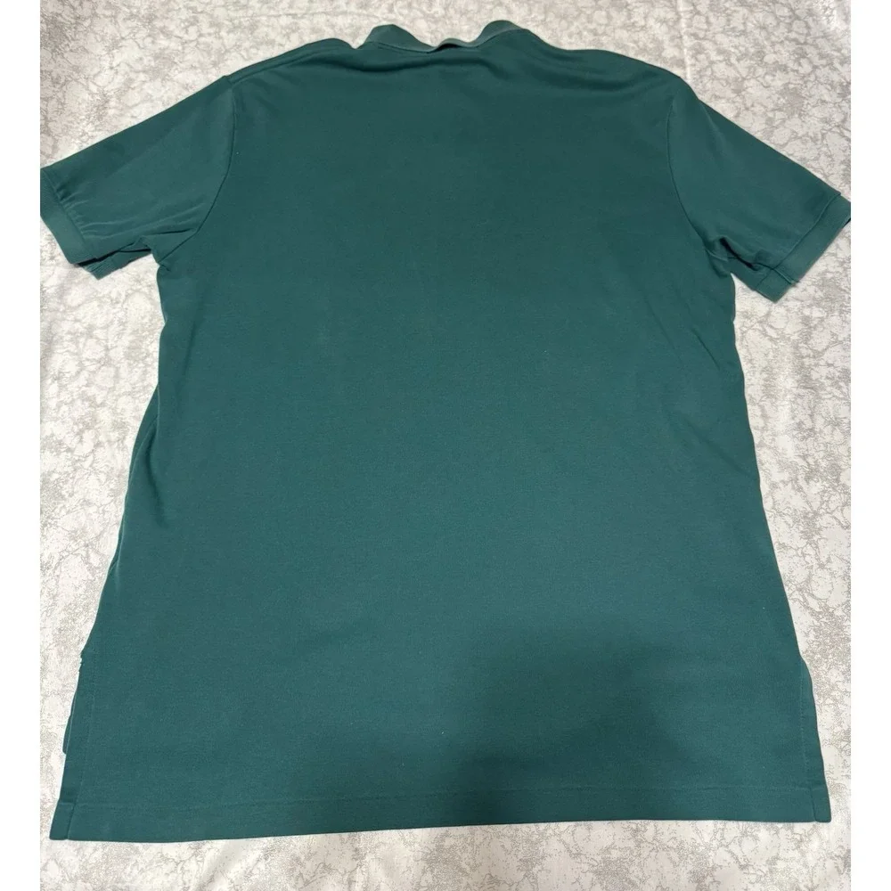 Vintage Polo by Ralph Lauren‎ Polo Shirt Men's L Forrest Green Orange Pony Prep
